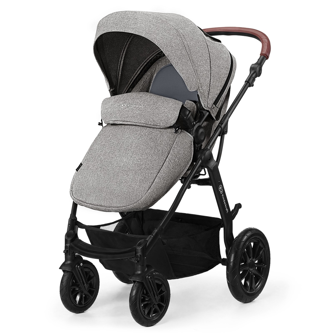  Количка KinderKraft Xmoov, 3в1, Сива 