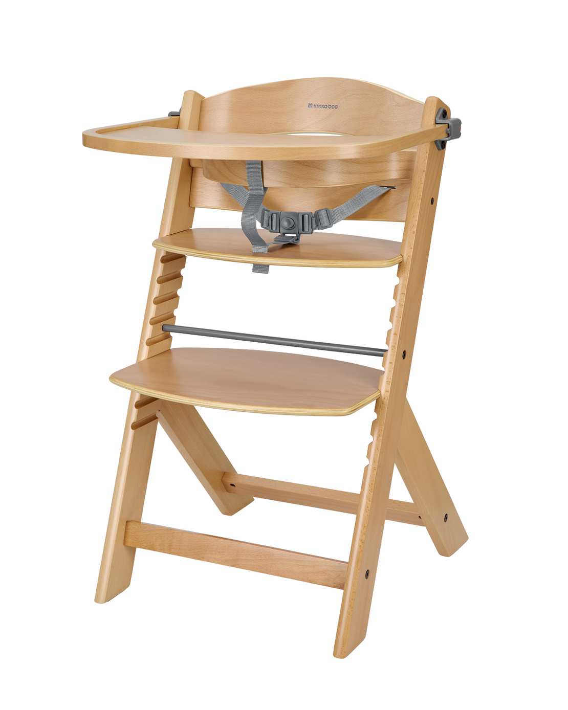 KikkaBoo Дървен Стол за Храненe Nordy Wood