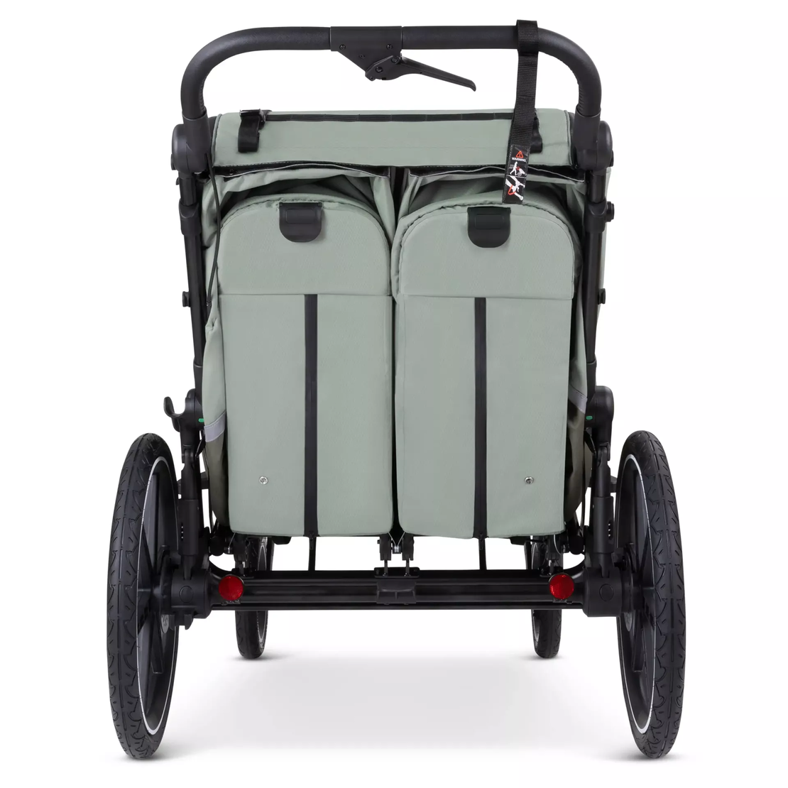 ABC Design Детска Количка за Колело Bicycle Trailer Tour Olive with 2 Comfort Seats & Air Wheels