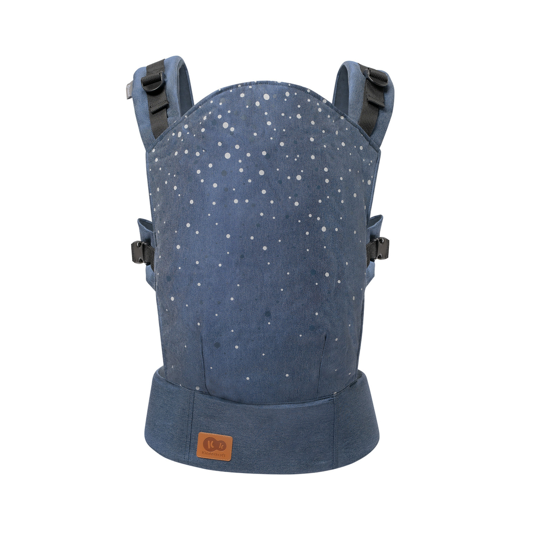  Ергономична раница за бебе KinderKraft NINO, CONFETTI DENIM 