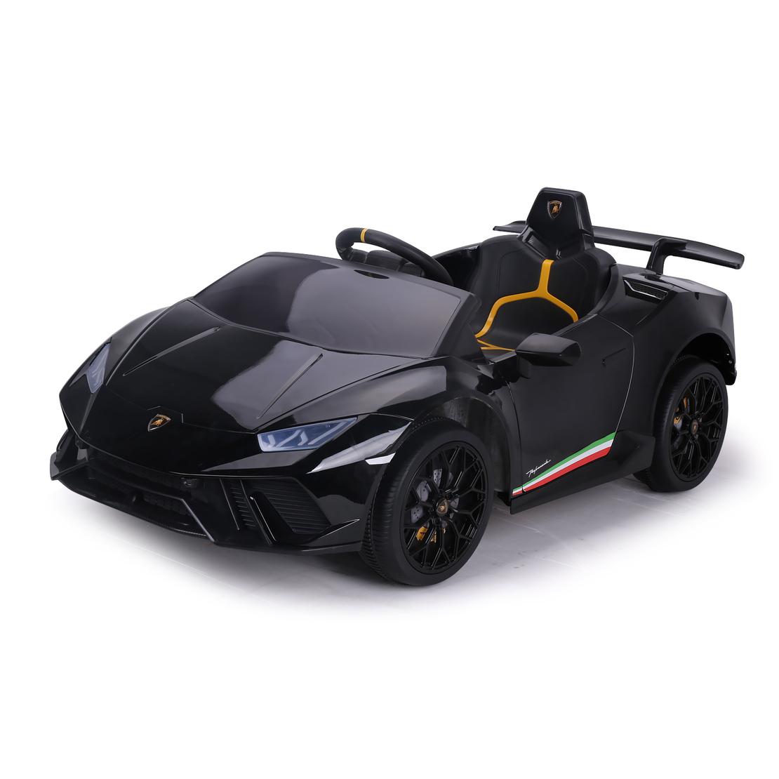 Chipolino  Електрическа кола Lamborghini Huracan Черна EVA