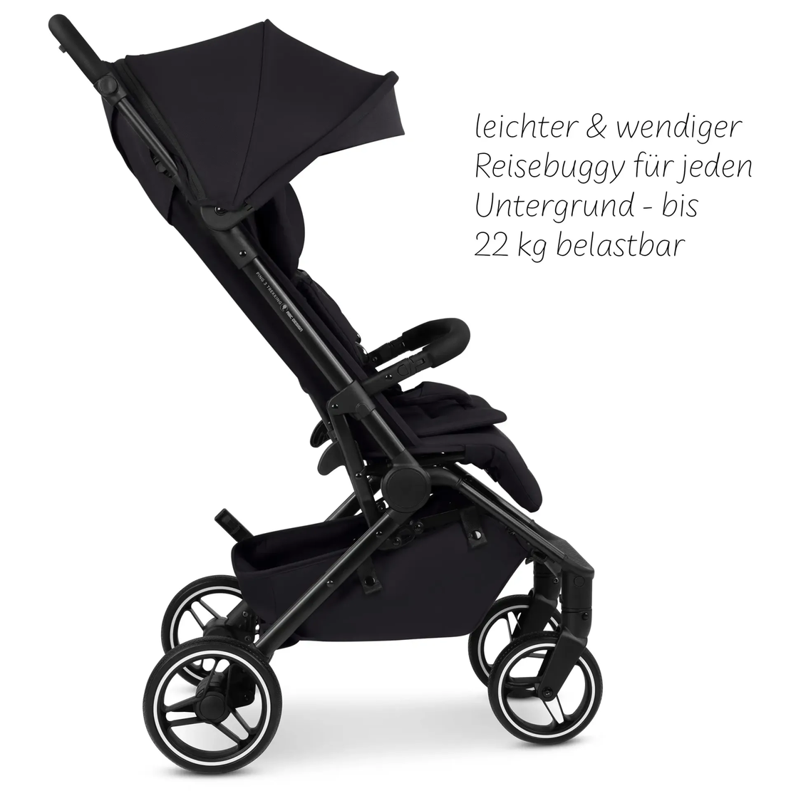 ABC Design Ping 3 Travel Trekking Coal Комбинирана Детска Количка 2 в 1