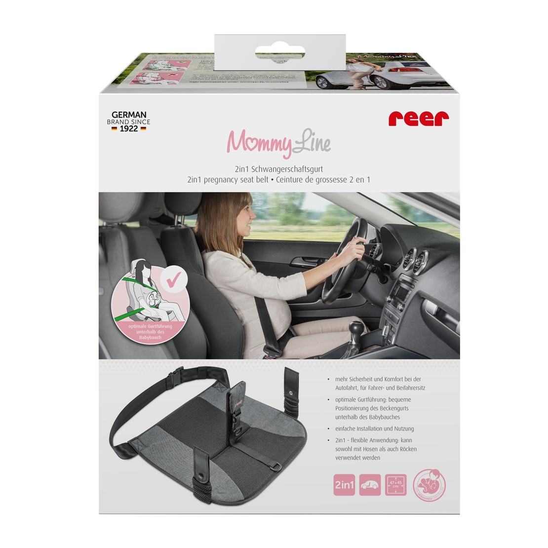  Колан за шофиране по време на бременност Reer Mommyline 88101 