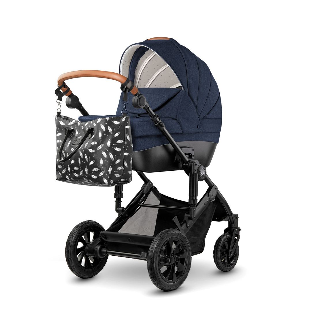 Бебешка количка KinderKraft PRIME 2в1, Синя