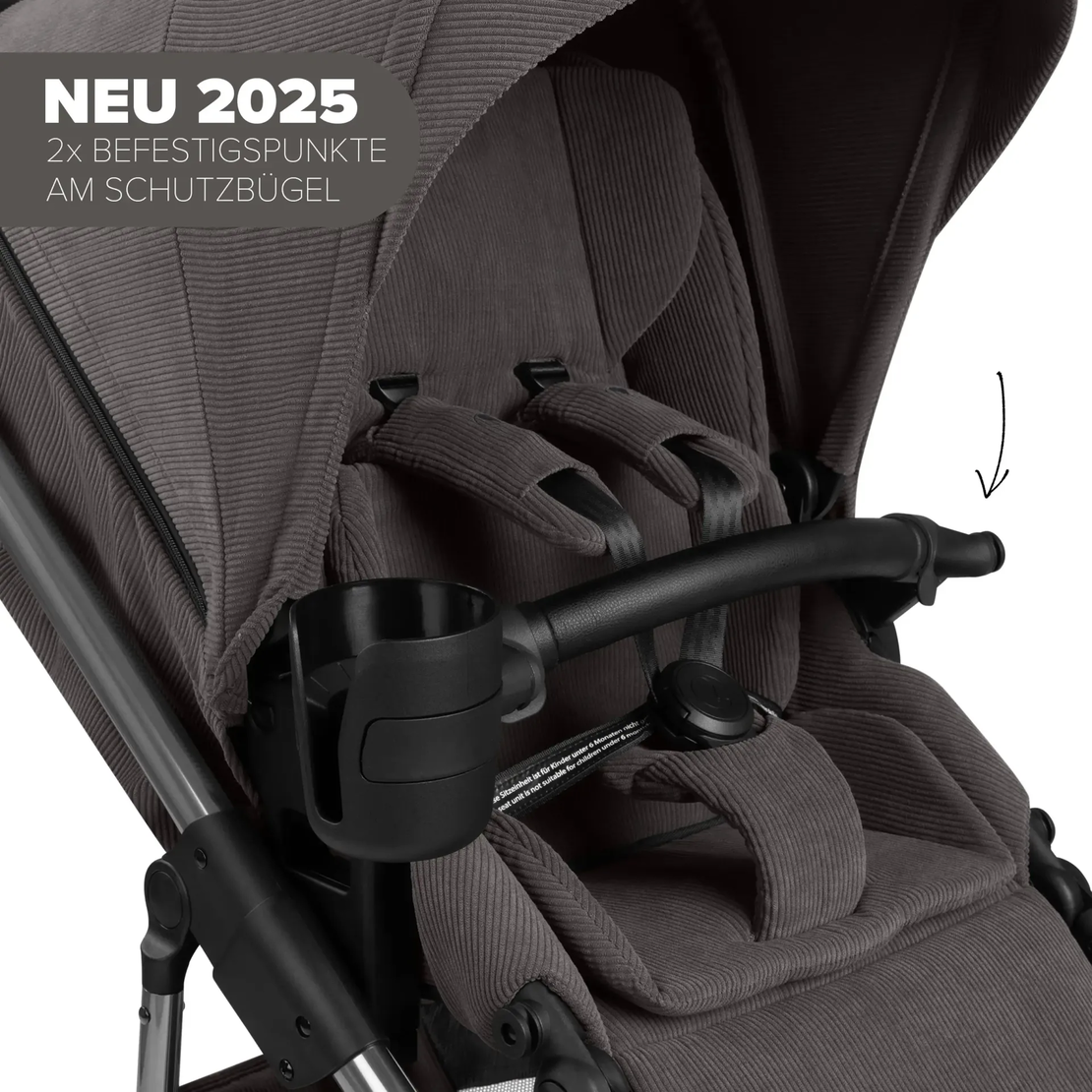 ABC Design Salsa 5 Air Almond Комбинирана Детска Количка 2 в 1
