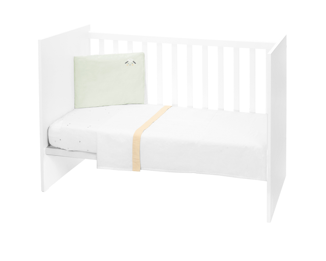 KikkBoo Бебешки Спален Комплект 3 Части EU Style 60/120 Sleepy Sheep