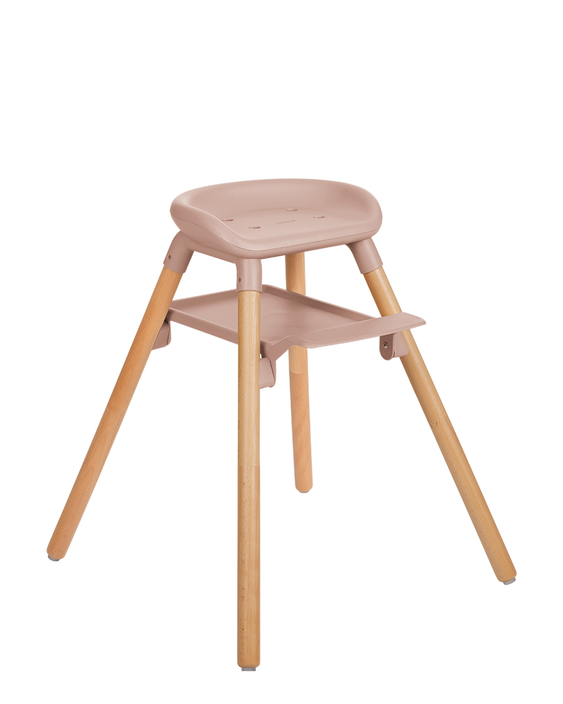 KikkaBoo Стол за Хранене 6в1 Woody Pink 2024