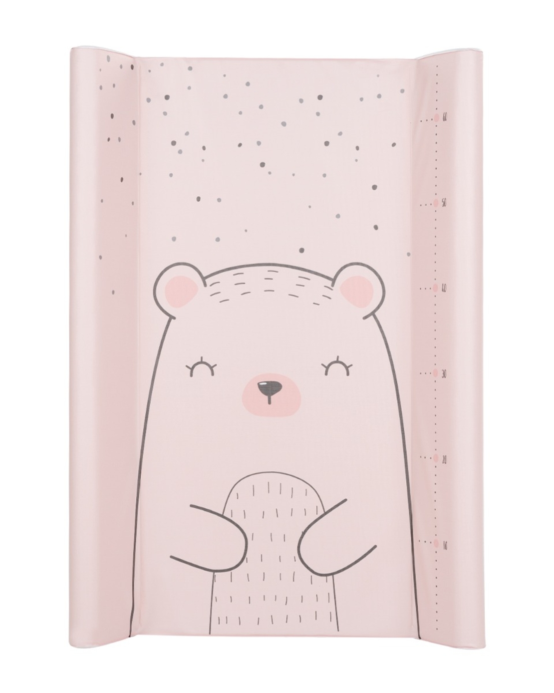 KikkaBoo Мека PVC подложка за повиване 70х50см Bear with me Pink