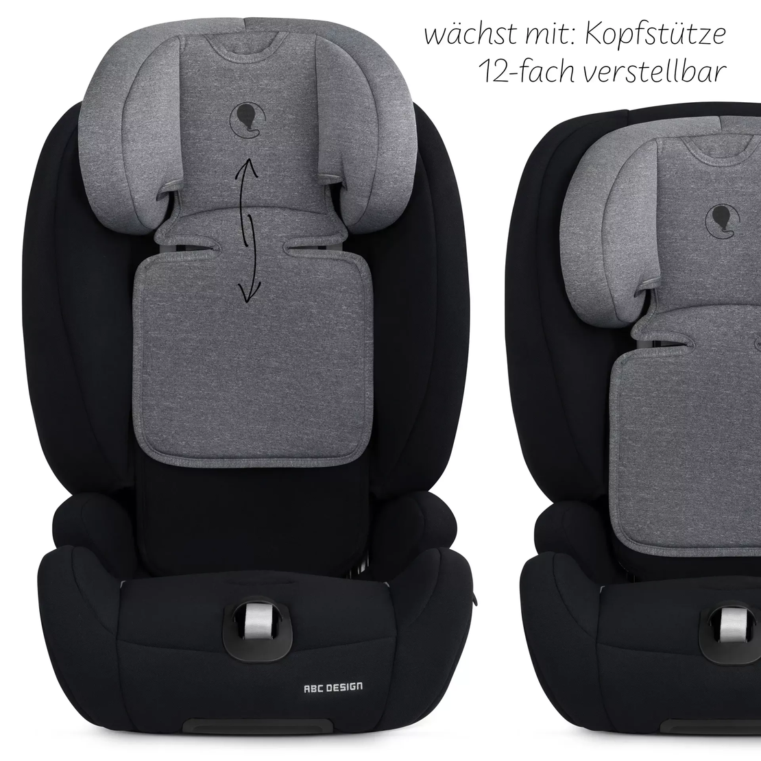 ABC Design Car Seat Aspen 2 Fix i-Size 15 months to 12 years Столче за Кола Graphite