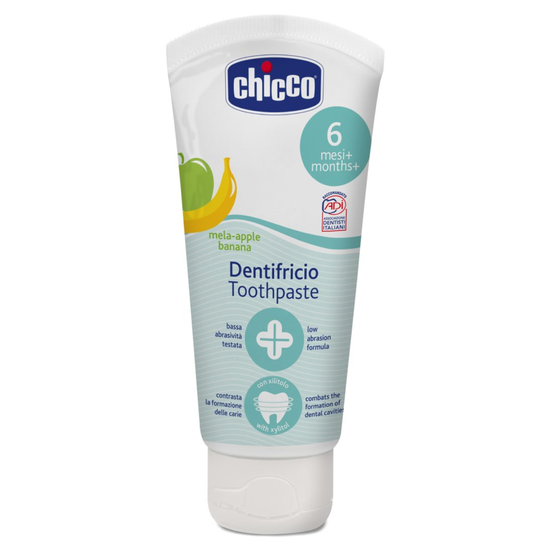 CHICCO Паста за зъби ябълка и банан 6-24м. 50 мл.