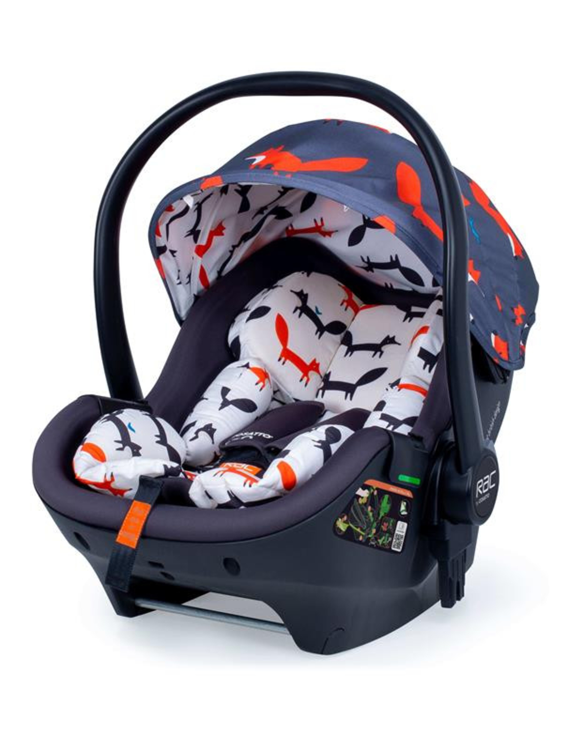  Седалка за кола Cosatto Port RAC Charcoal Mister Fox, I-Size, 0+ 