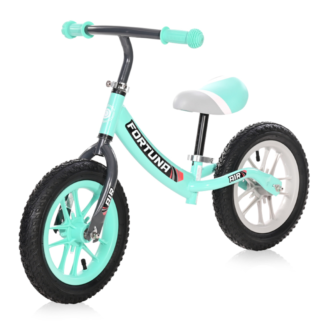 LORELLI BALANCE BIKE FORTUNA AIR GLOWING RIMS  GREY&GREEN
