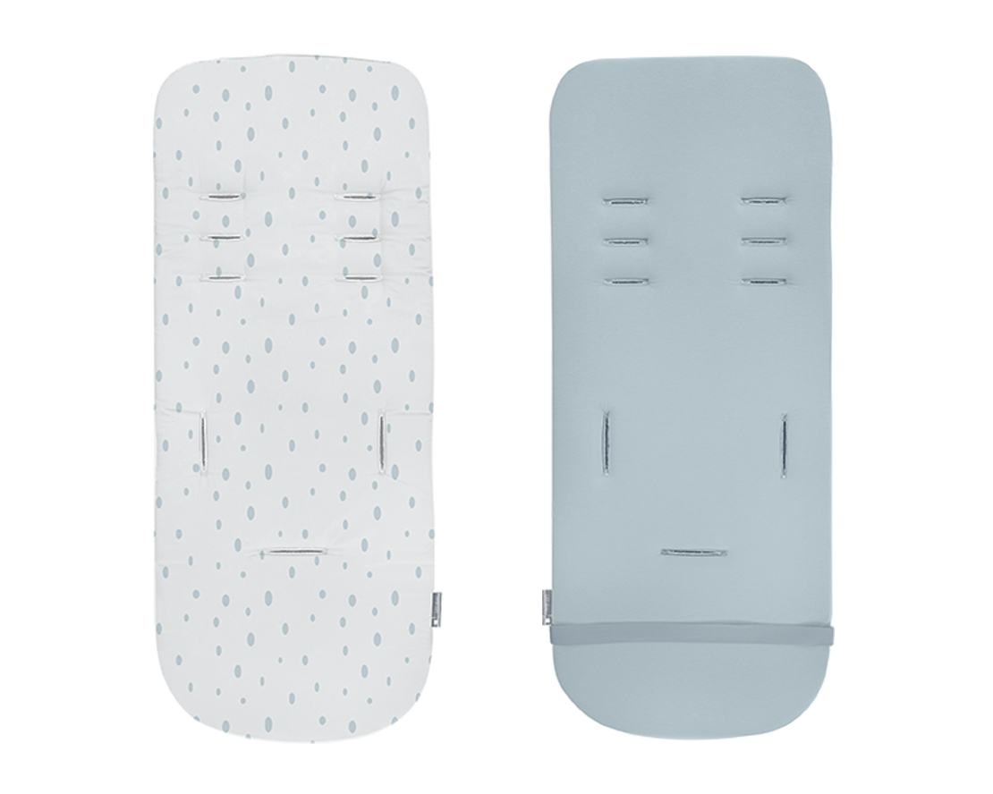 Мемори подложка за количка Dots Blue