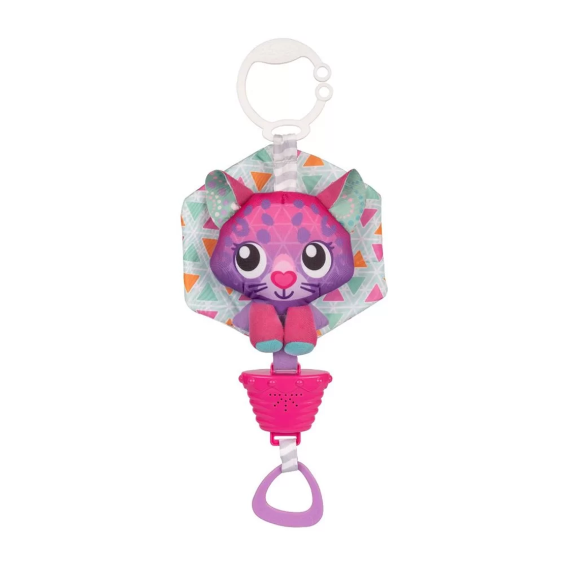 PLAYGRO МУЗИКАЛНА ИГРАЧКА ЛЕОПАРД (РОЗОВ) 0М+
