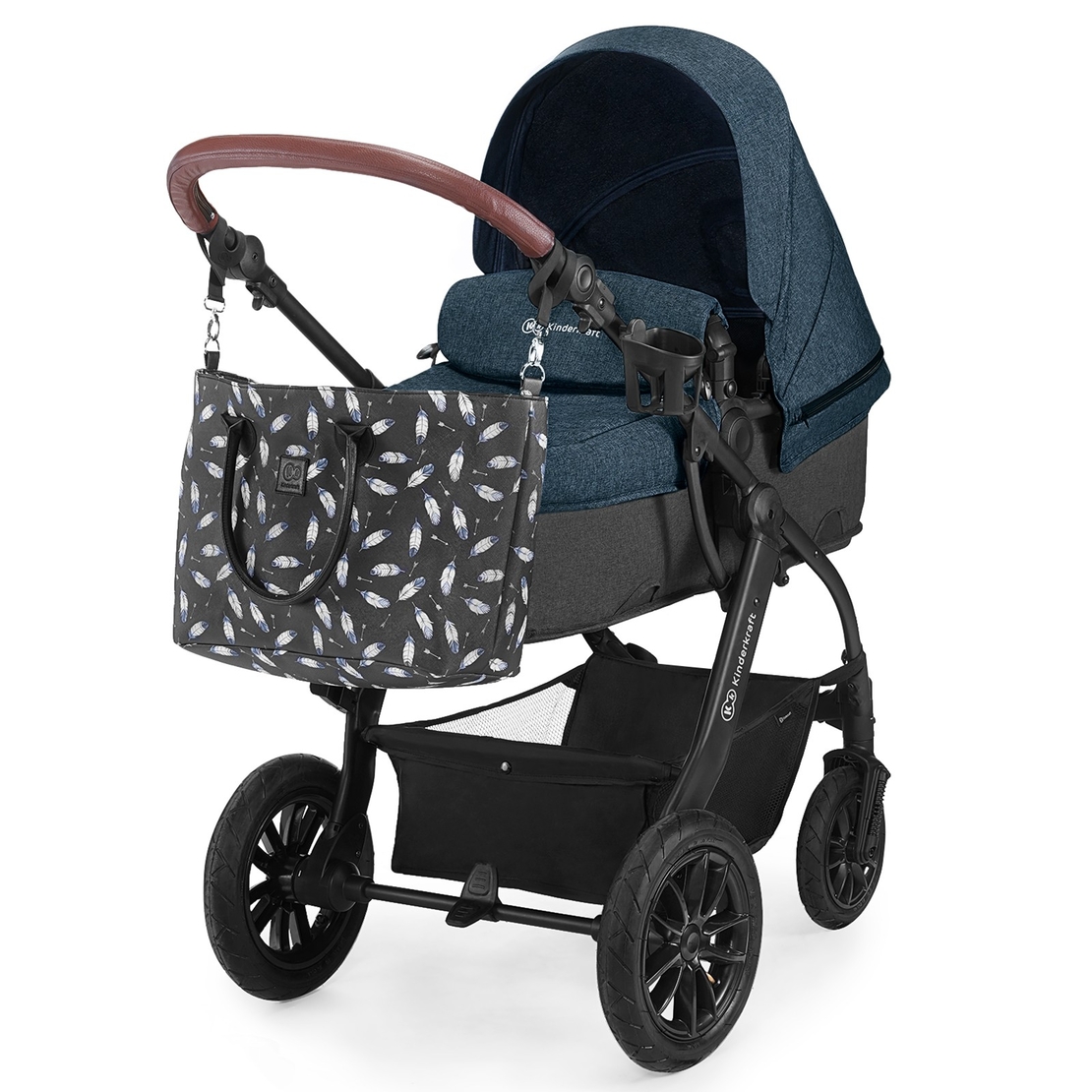  Количка KinderKraft Xmoov, 3в1, Синя 