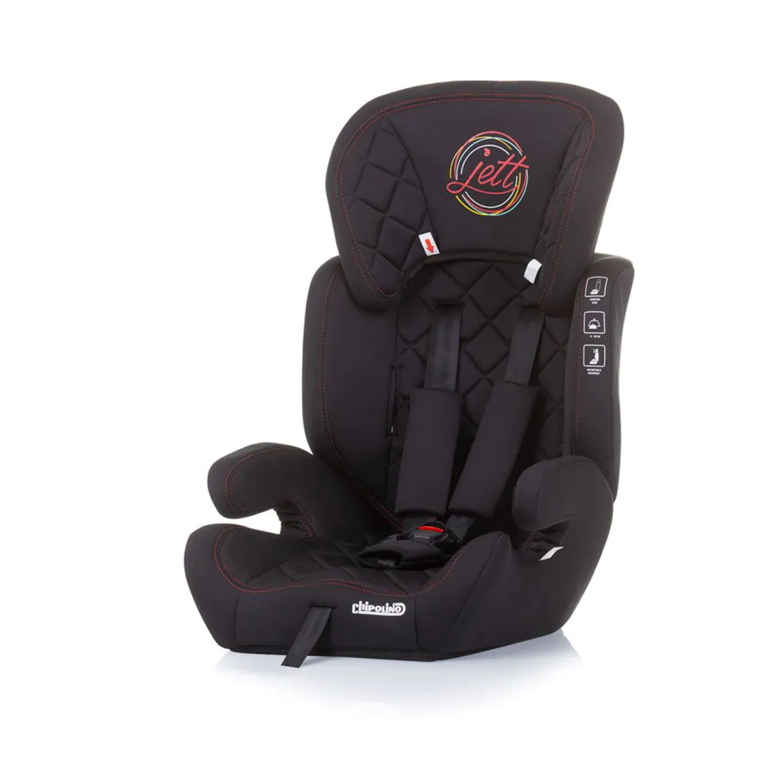 Chipolino  Столче за кола Джет от 9-36 кг Абанос