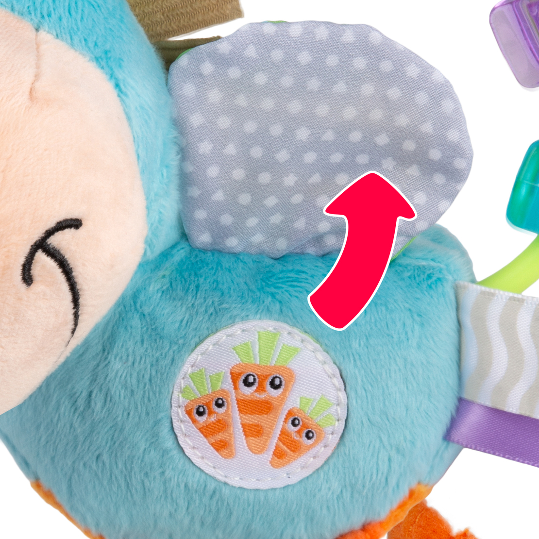 PLAYGRO ДРЪНКАЛКА КОНЧЕ ХОП ТРОП ЦВЯТ СИН  3М+