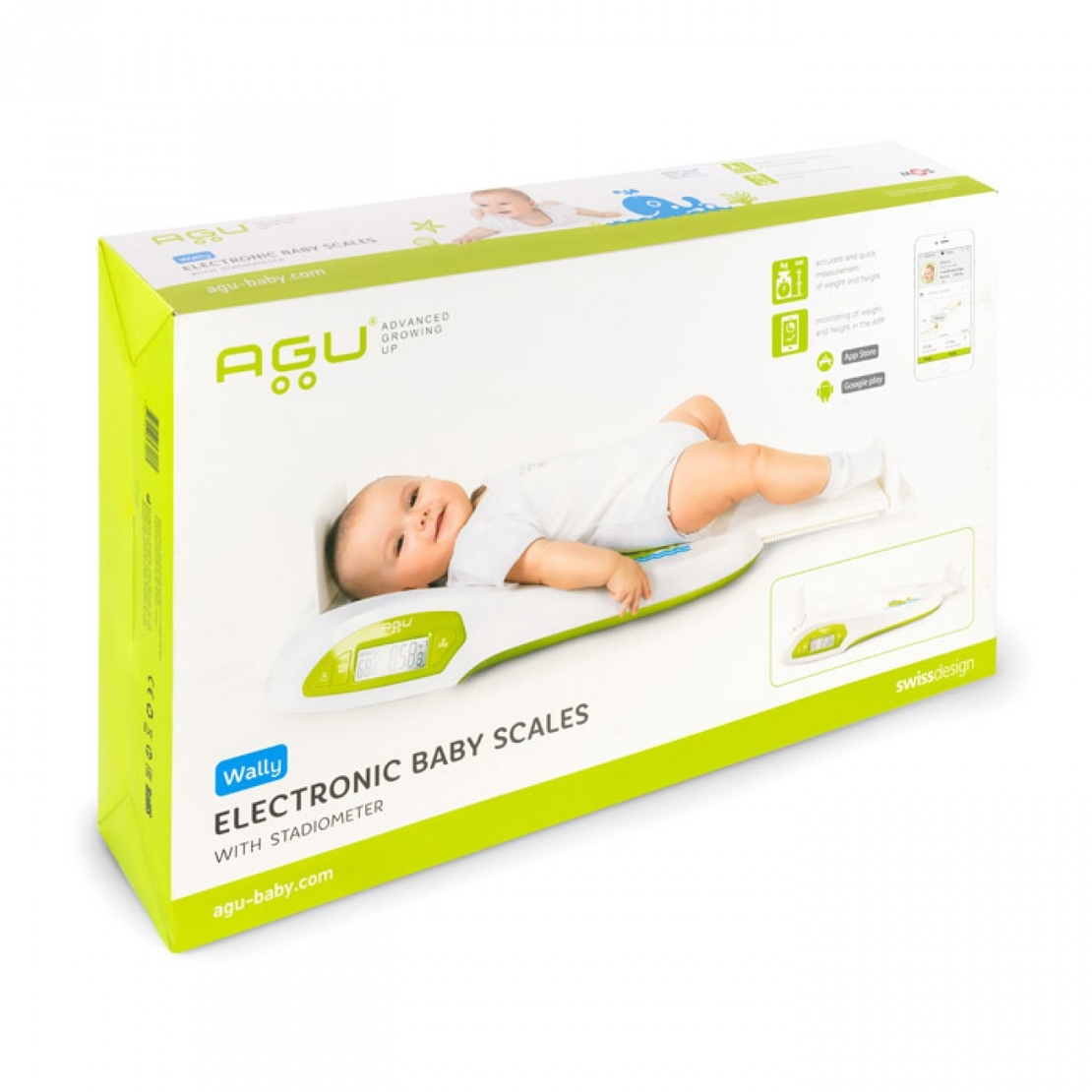 AGU WALLY BABY SCALE WITH HEIGHT MEASUREMENT