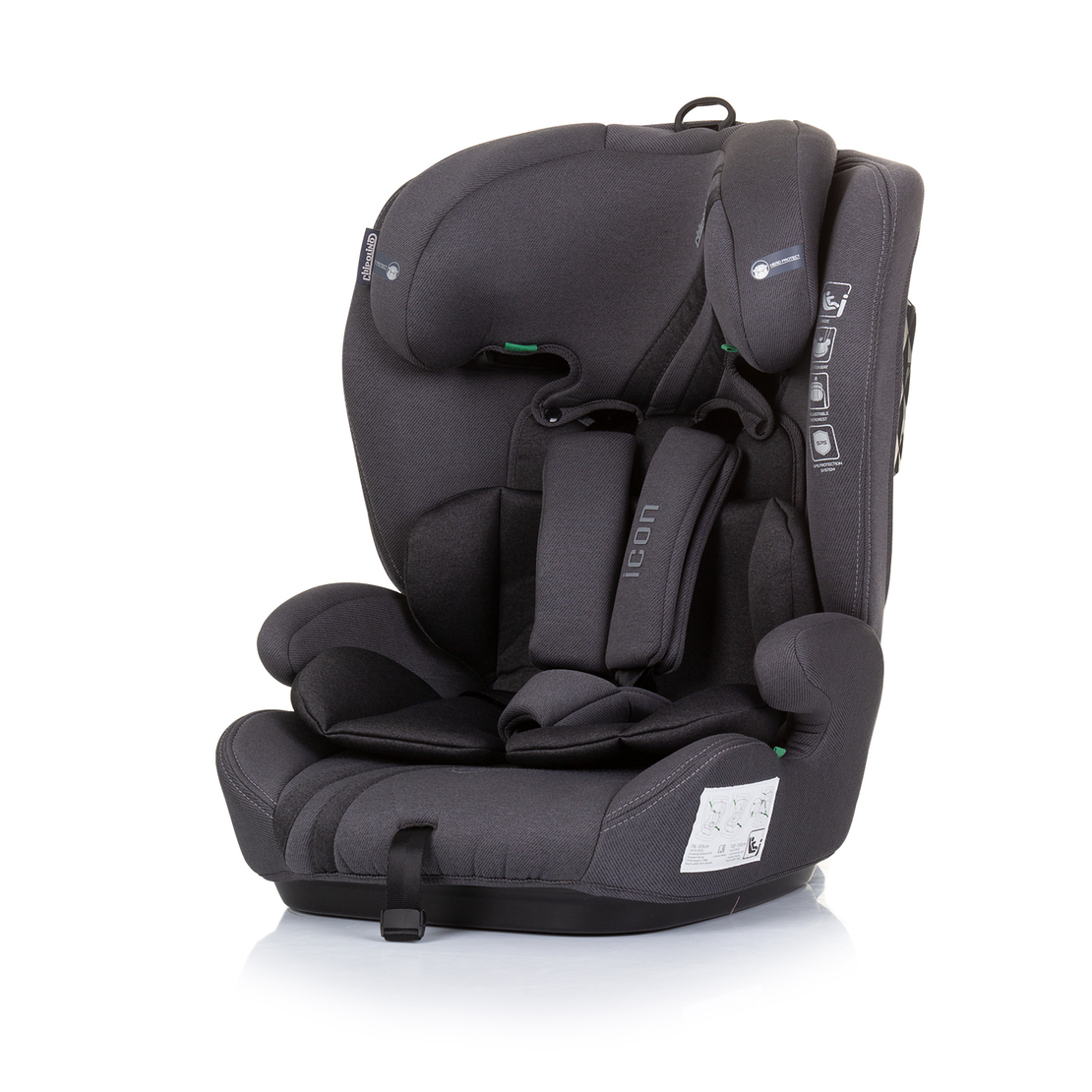 Chipolino Столче кола I-size 76-150 cm ICON Гранит