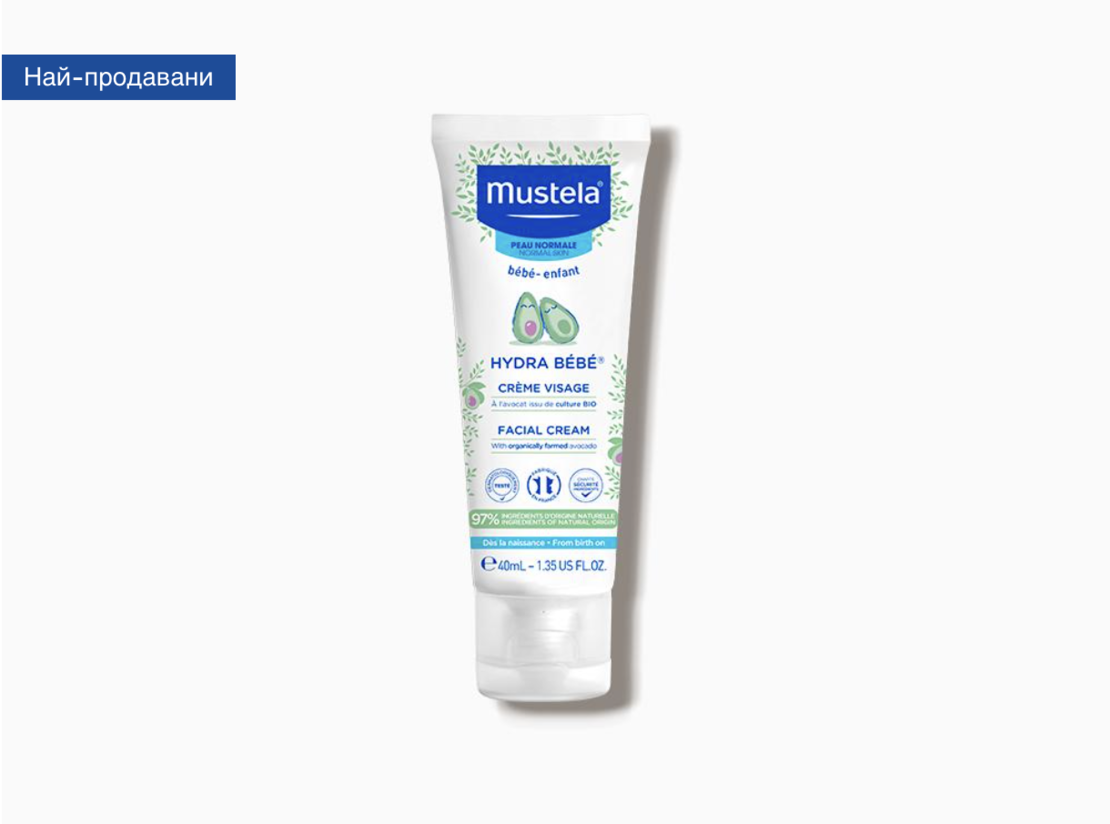 Mustela Hydra Bebe Крем за Лице 40 ml