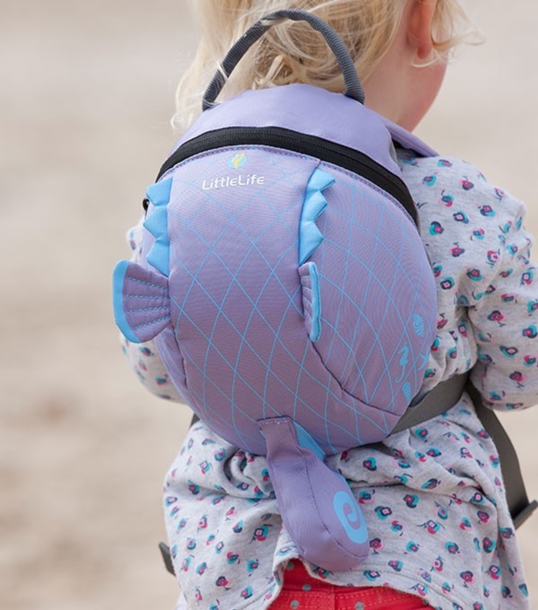  Детска раница LittleLife Морско конче, 2 литра 