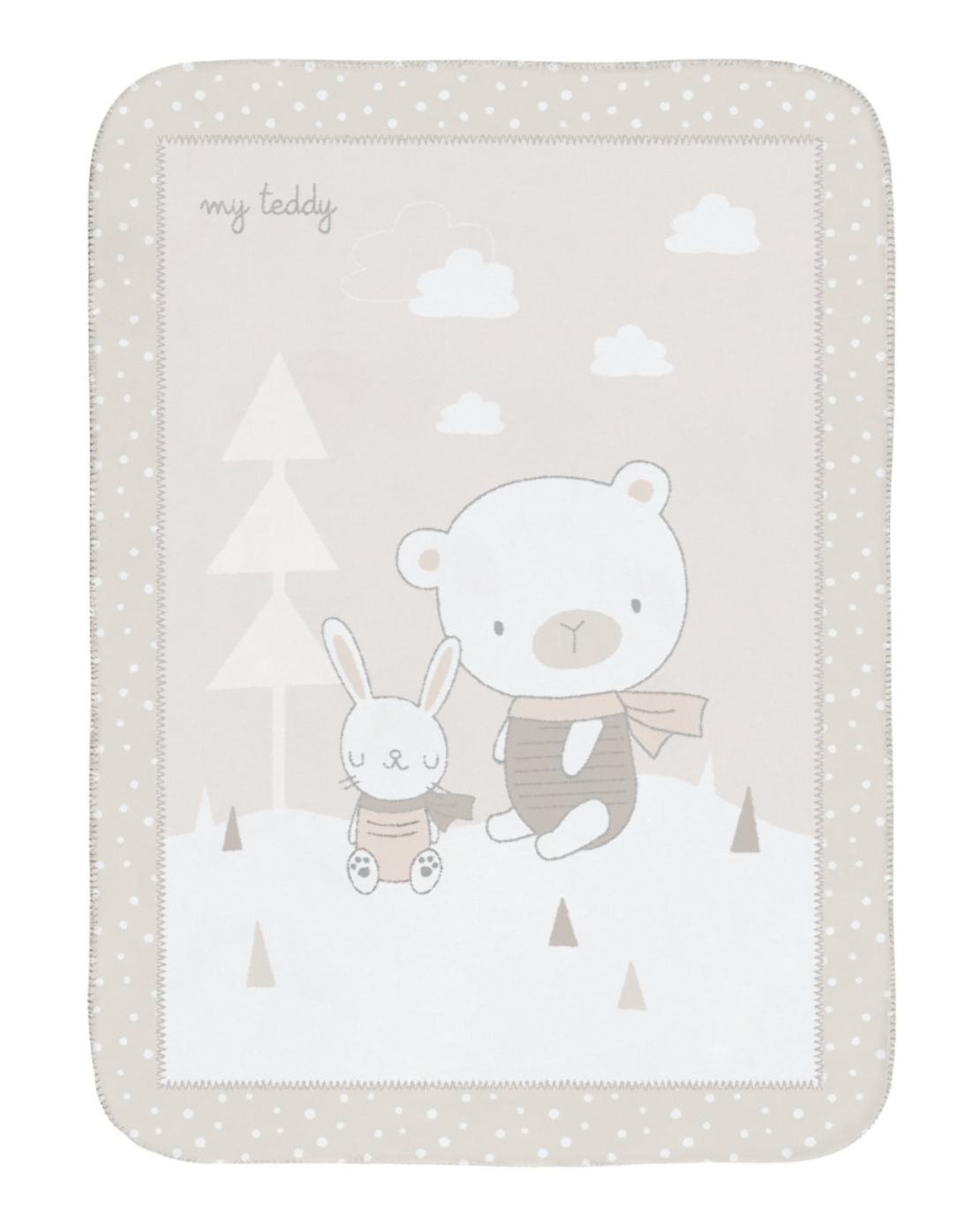 Супер меко бебешко одеяло 110/140 см My Teddy
