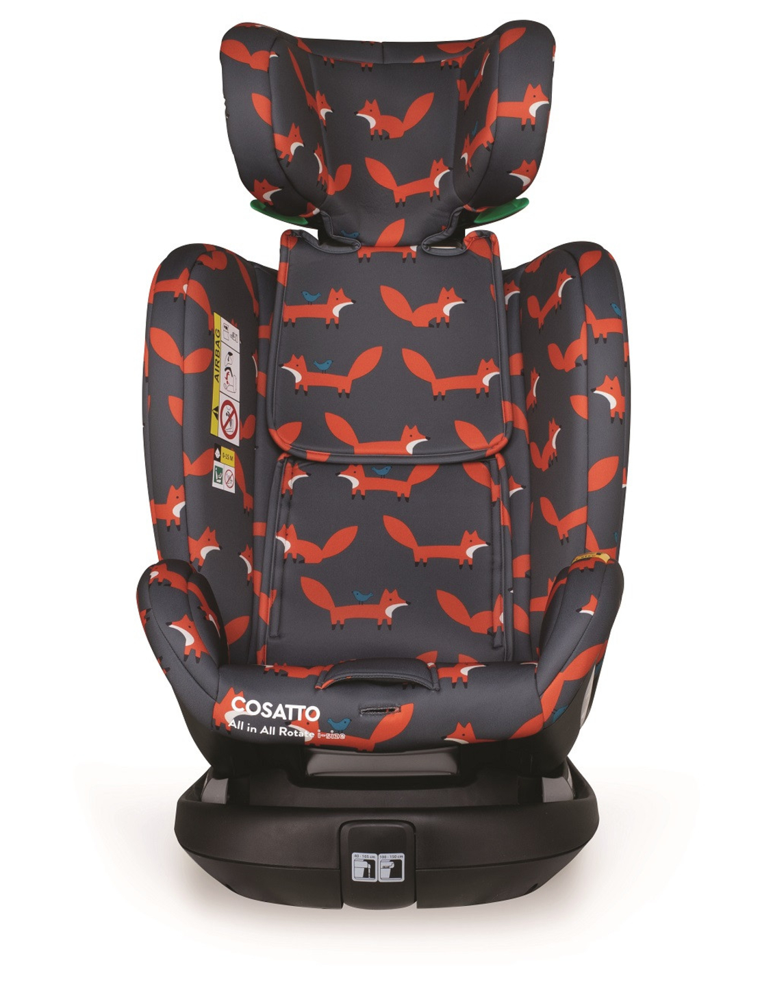  Столче за кола Cosatto CT5242 All in All Rotate i-Size, 0+/1/2/3, Charcoal Mister Fox 