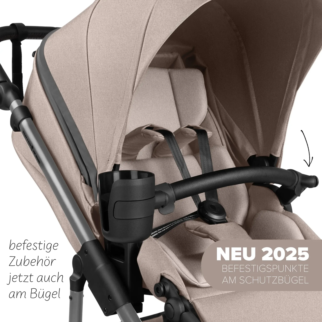 ABC Design Running Stroller Salsa 5 Run Camel Комбинирана Спортна Детска Количка