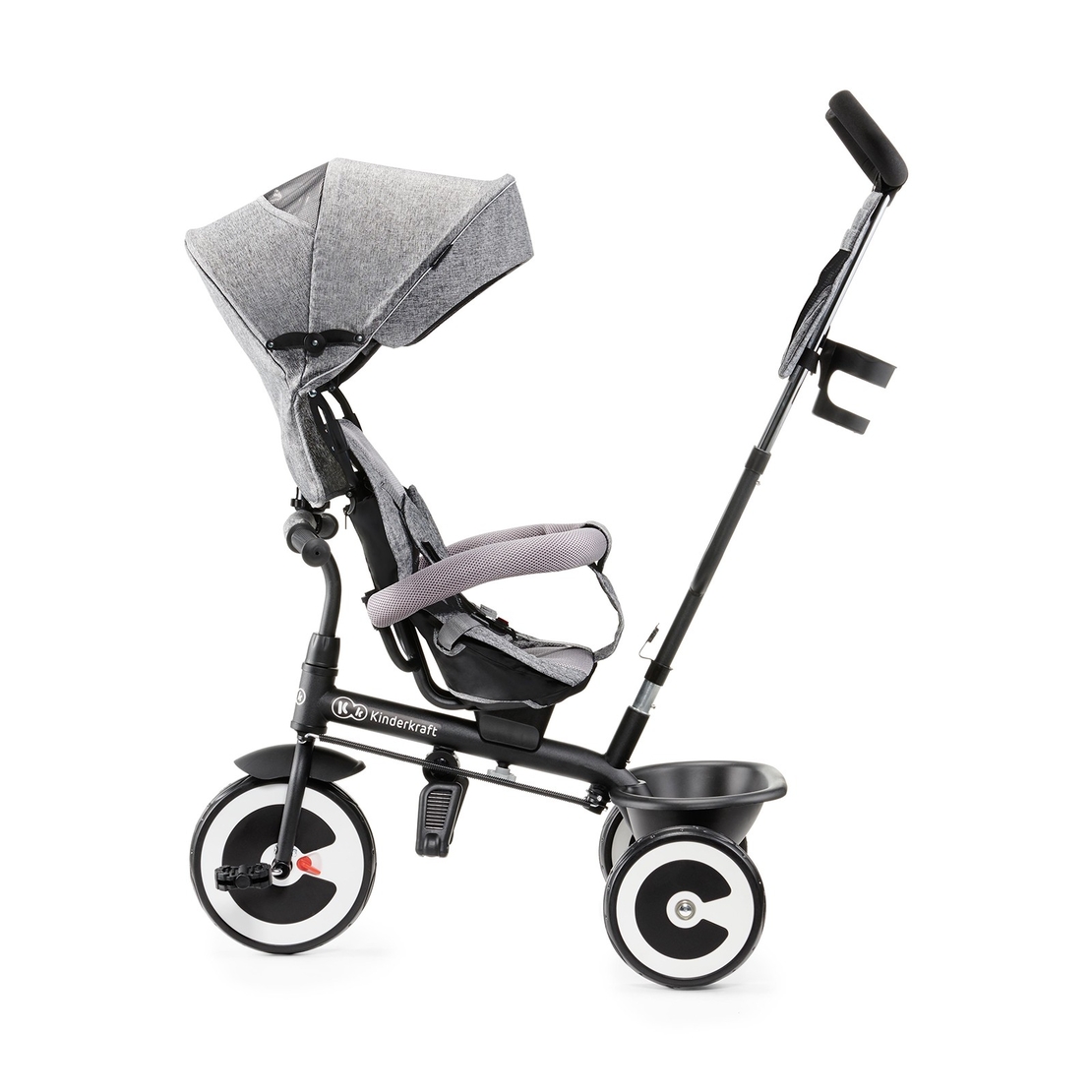  Триколка KinderKraft ASTON, Сива 