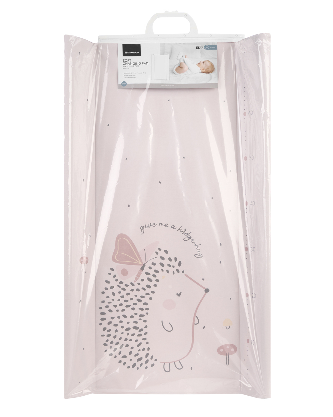 KikkaBoo Мека PVC Подложка за Повиване 70х50см Hedge and Hugs