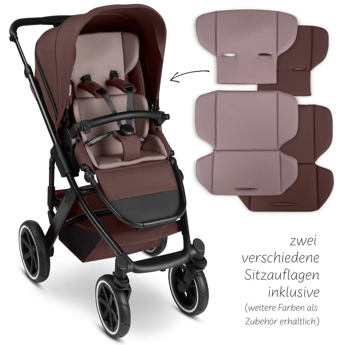 ABC Design Salsa 5 Air Umbra Комбинирана Детска Количка 2 в 1