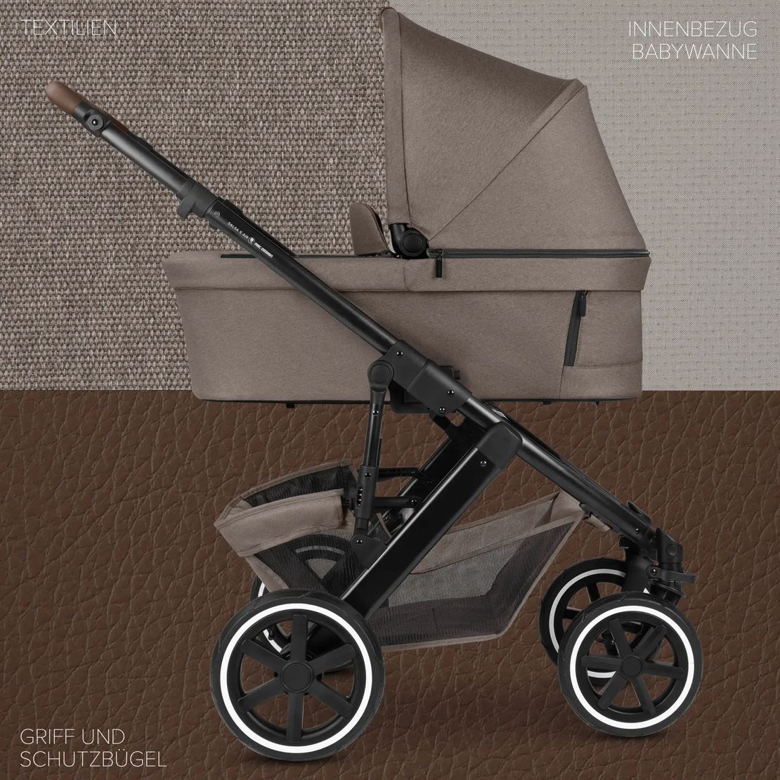 ABC Design Salsa 5 Air Nature Комбинирана Детска Количка 2 в 1