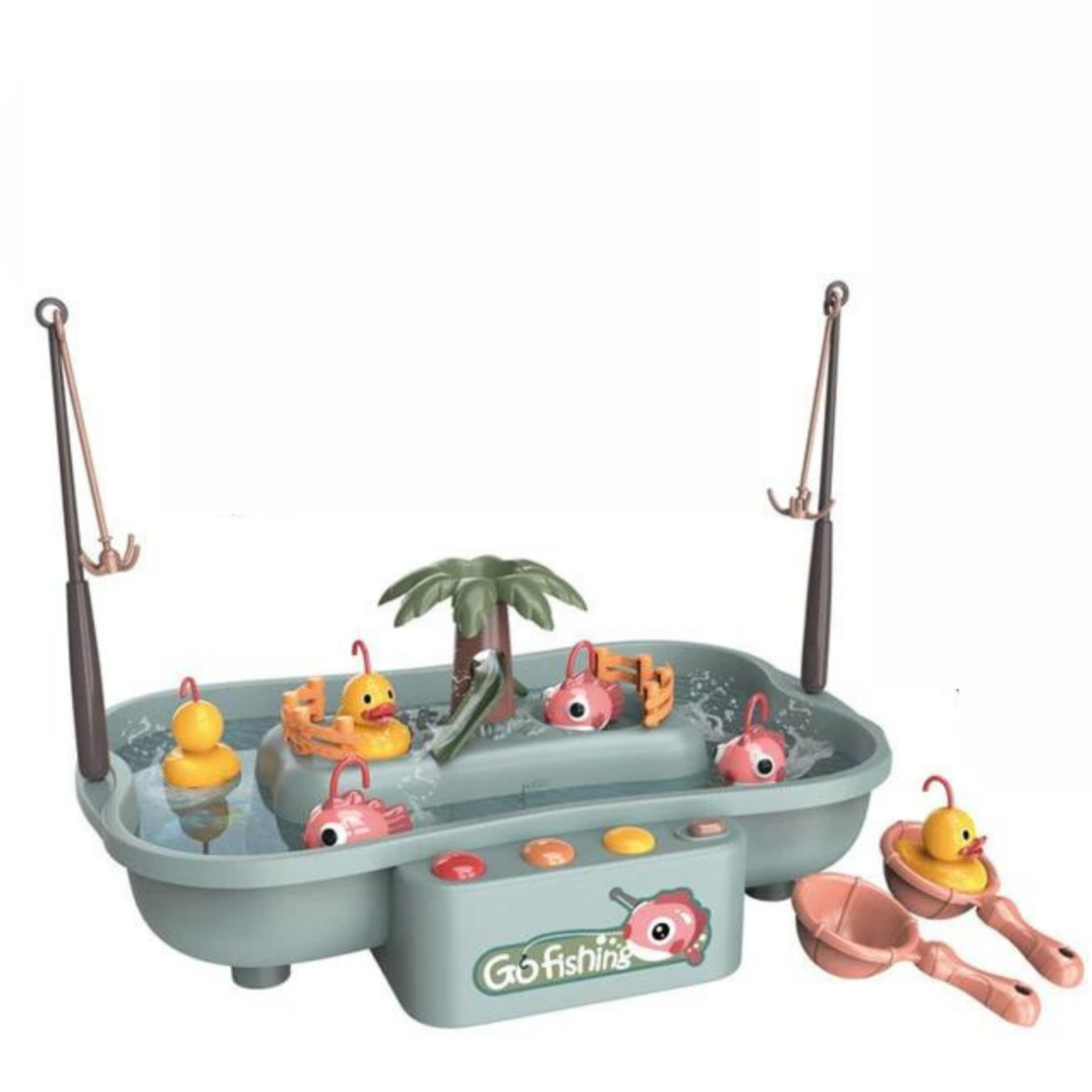  Комплект за риболов Buba Go Fishing 889-193, рибки, сив 