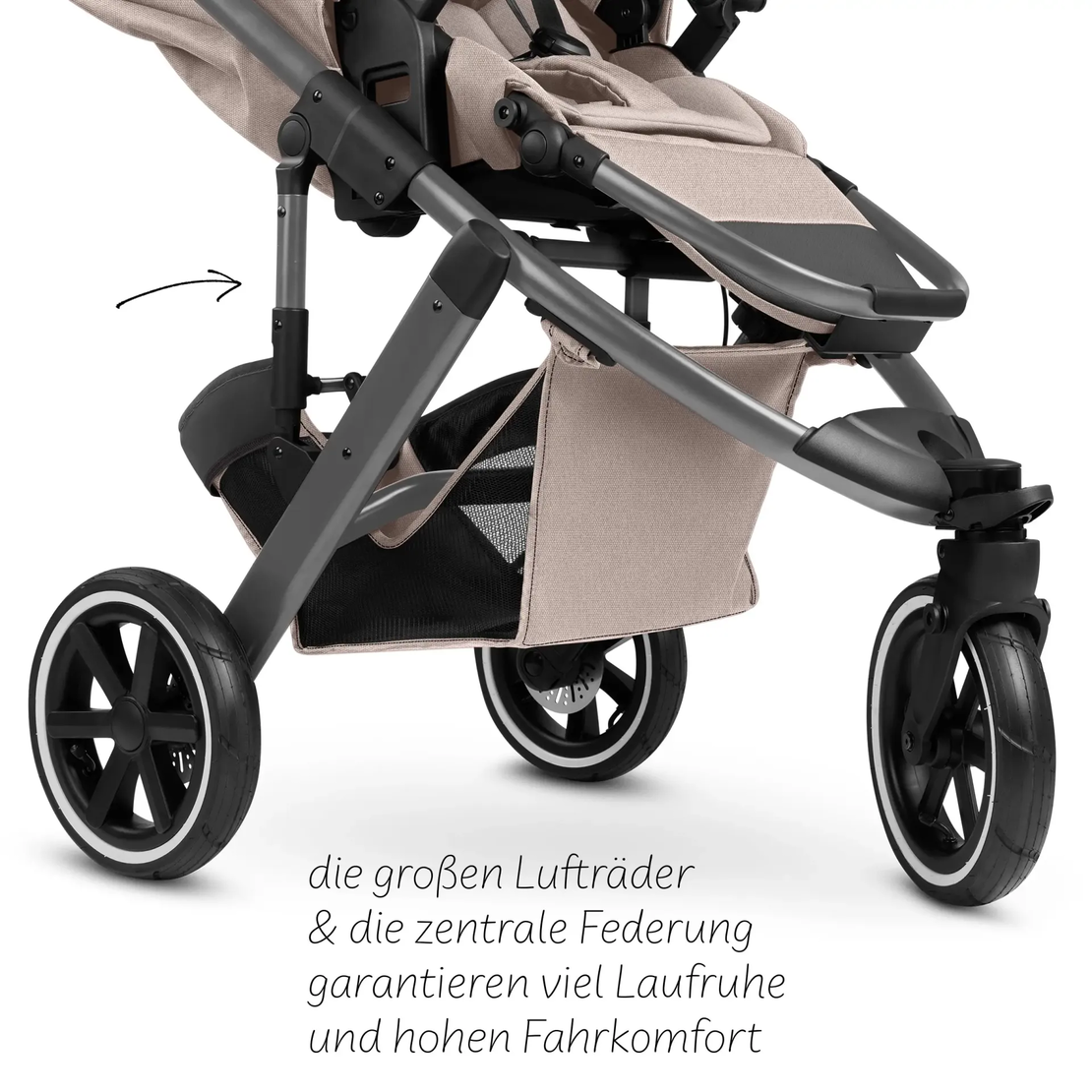 ABC Design Running Stroller Salsa 5 Run Camel Комбинирана Спортна Детска Количка