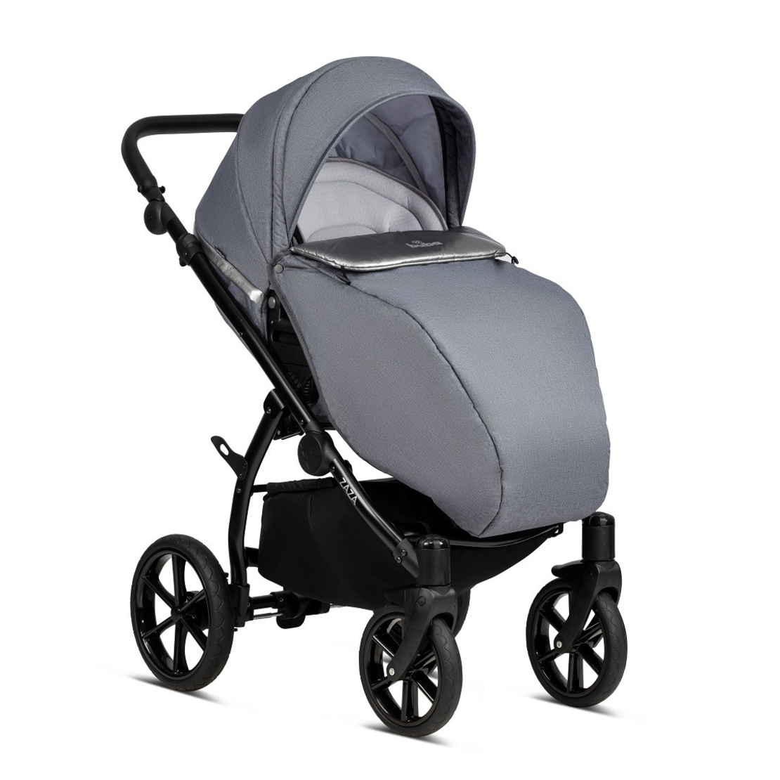 Бебешка количка Buba Zaza 3в1, 021 Dark Grey