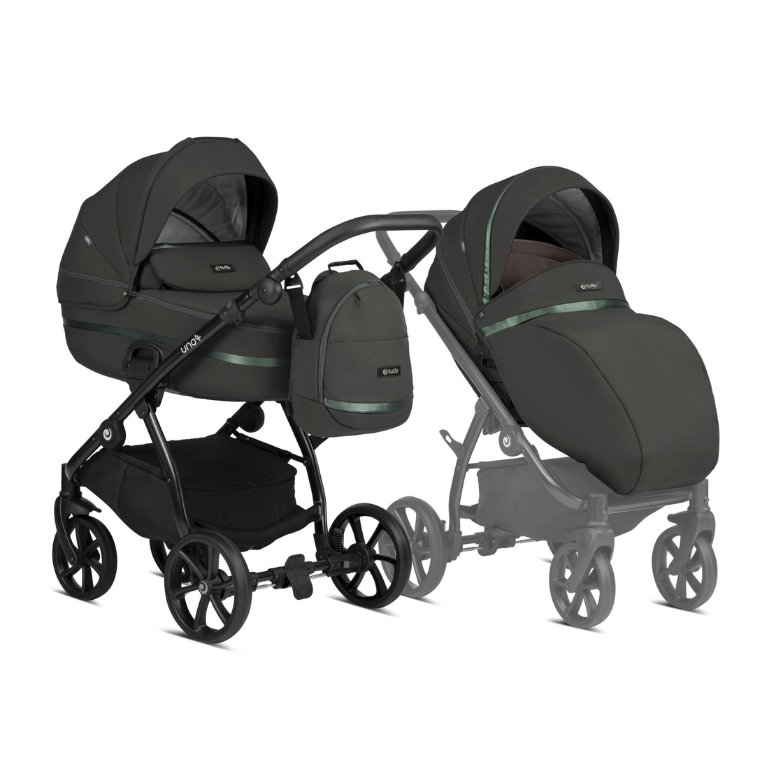 Tutis Uno 3+ Pistacchio 144 Комбинирана Детска Количка  2 в 1