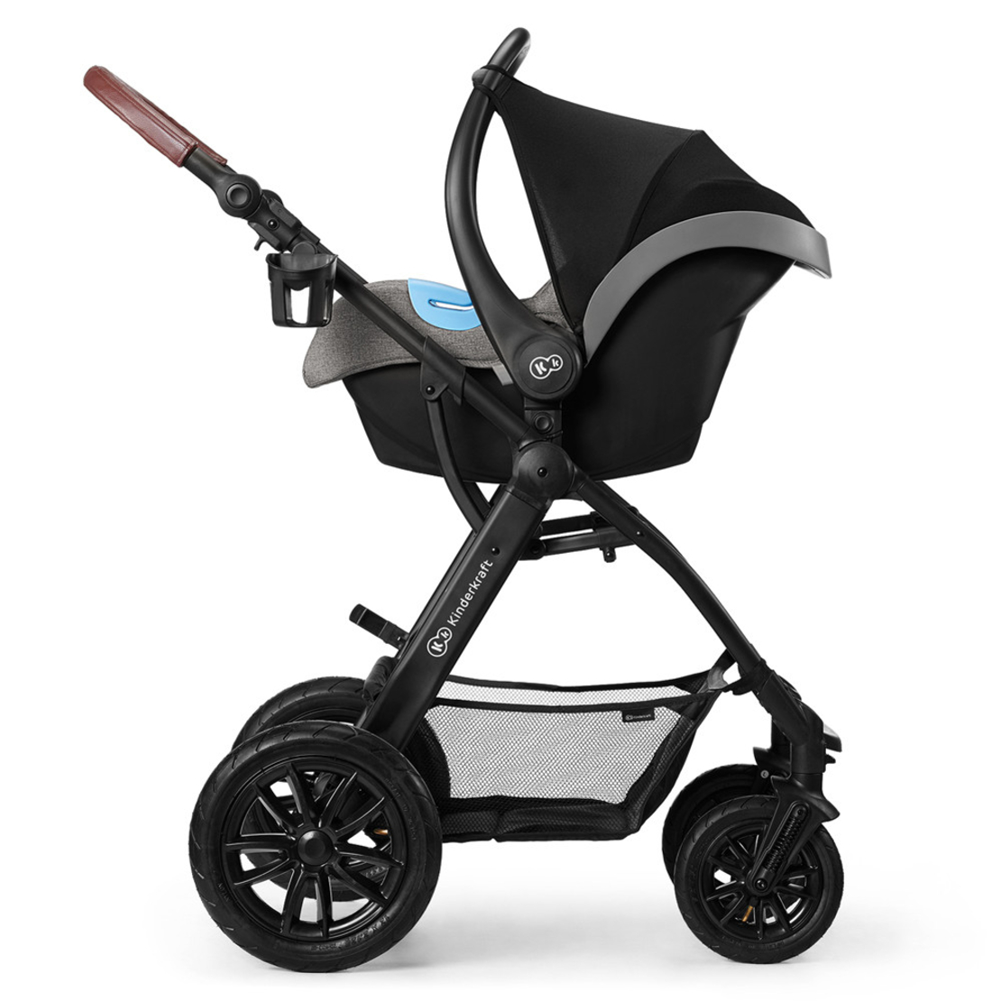  Количка KinderKraft Xmoov, 3в1, Сива 
