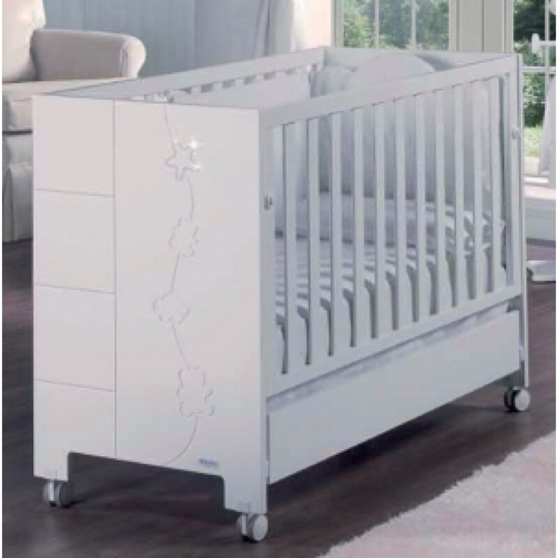 Легло-кошара NATA 60/120 - white/blue sky