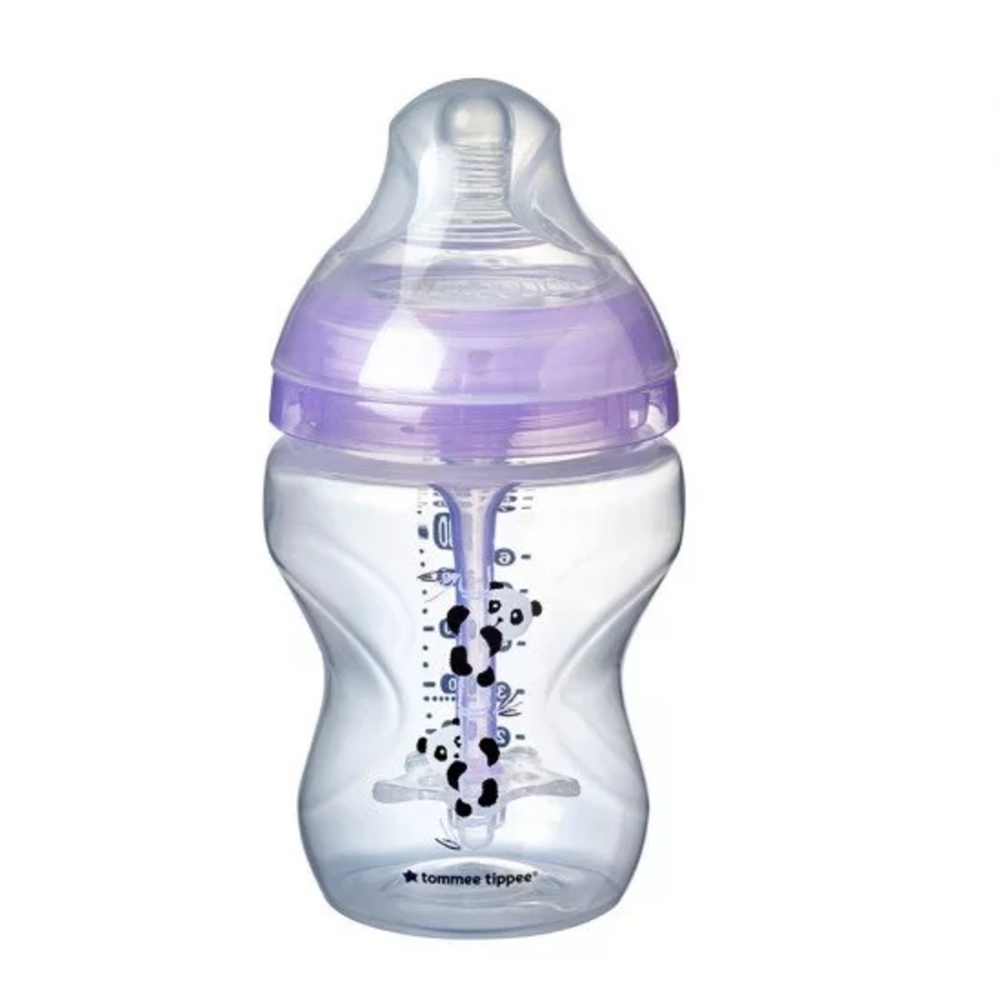 Tommee Tippee ШИШЕ ЗА ХРАНЕНЕ ANTI-COLIC 0м+ 260 ml  ДЕКОР розов