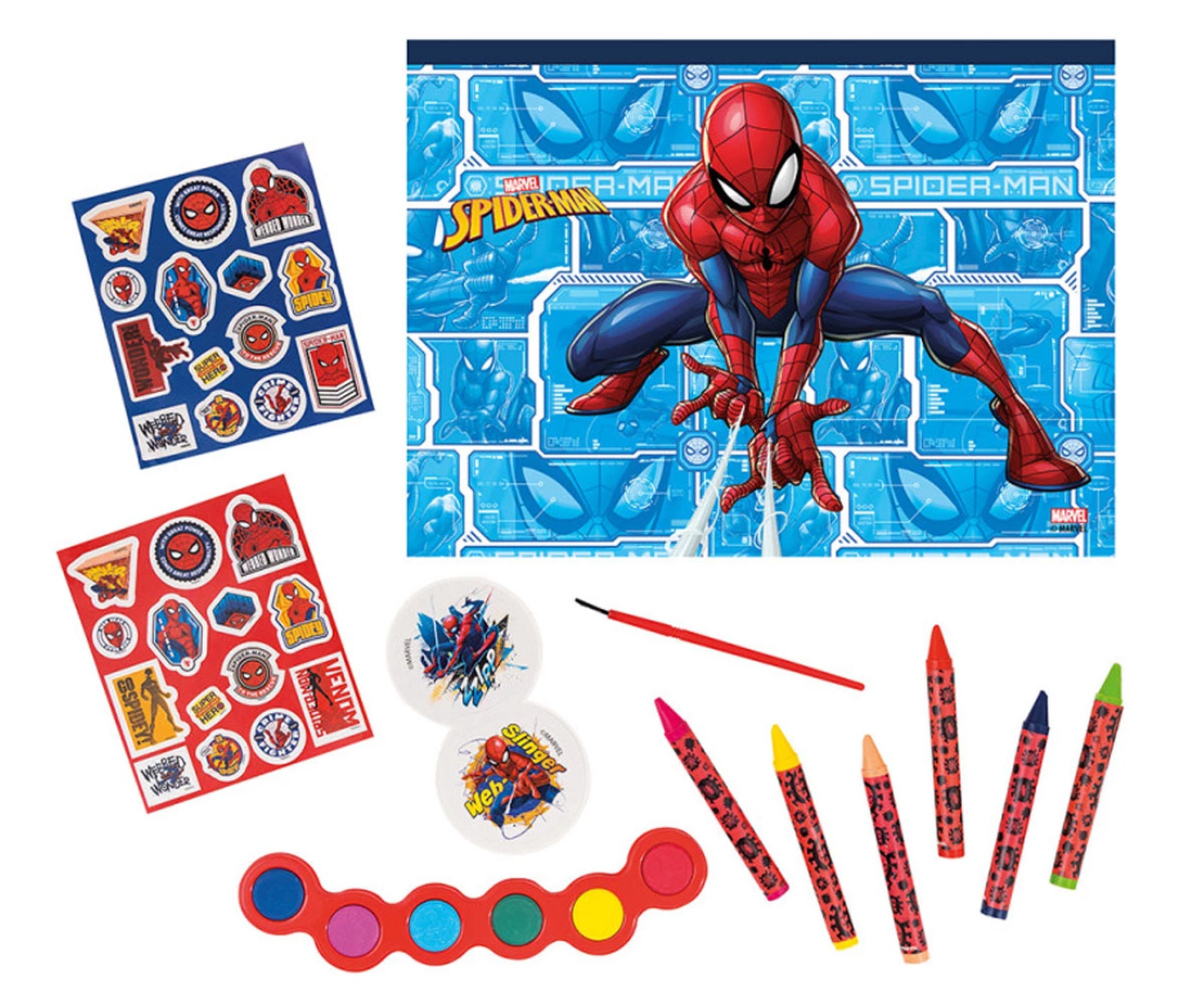 Spiderman Комплект за рисуване в прозрачна чанта Спайдърмен