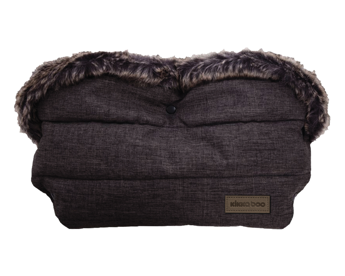 Ръкавица за количка Fur Melange Black