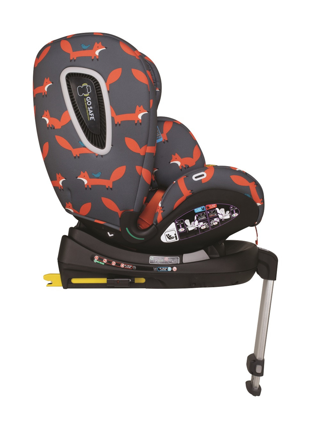  Столче за кола Cosatto CT5242 All in All Rotate i-Size, 0+/1/2/3, Charcoal Mister Fox 