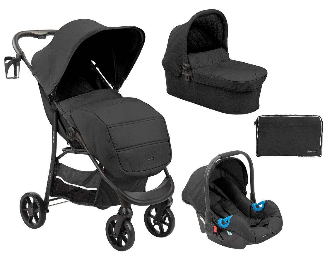 Комбинирана количка 3в1 Selina Black 2023