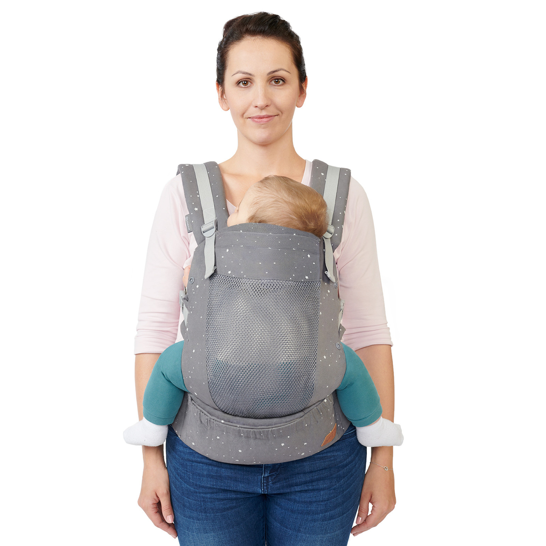  Ергономична раница KinderKraft HUGGY, Звездички 