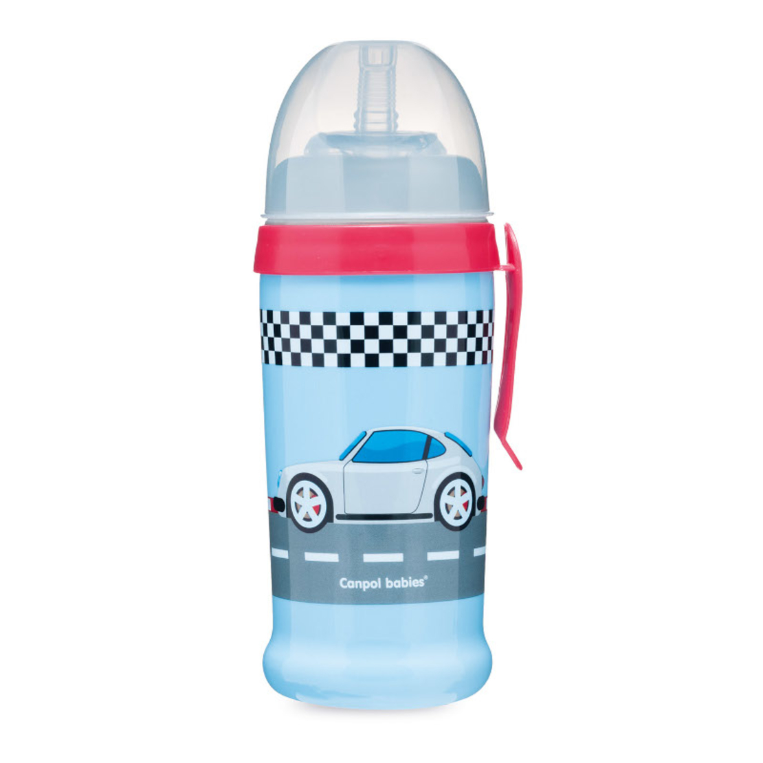 Преходна чаша със сламка Racing 350 мл