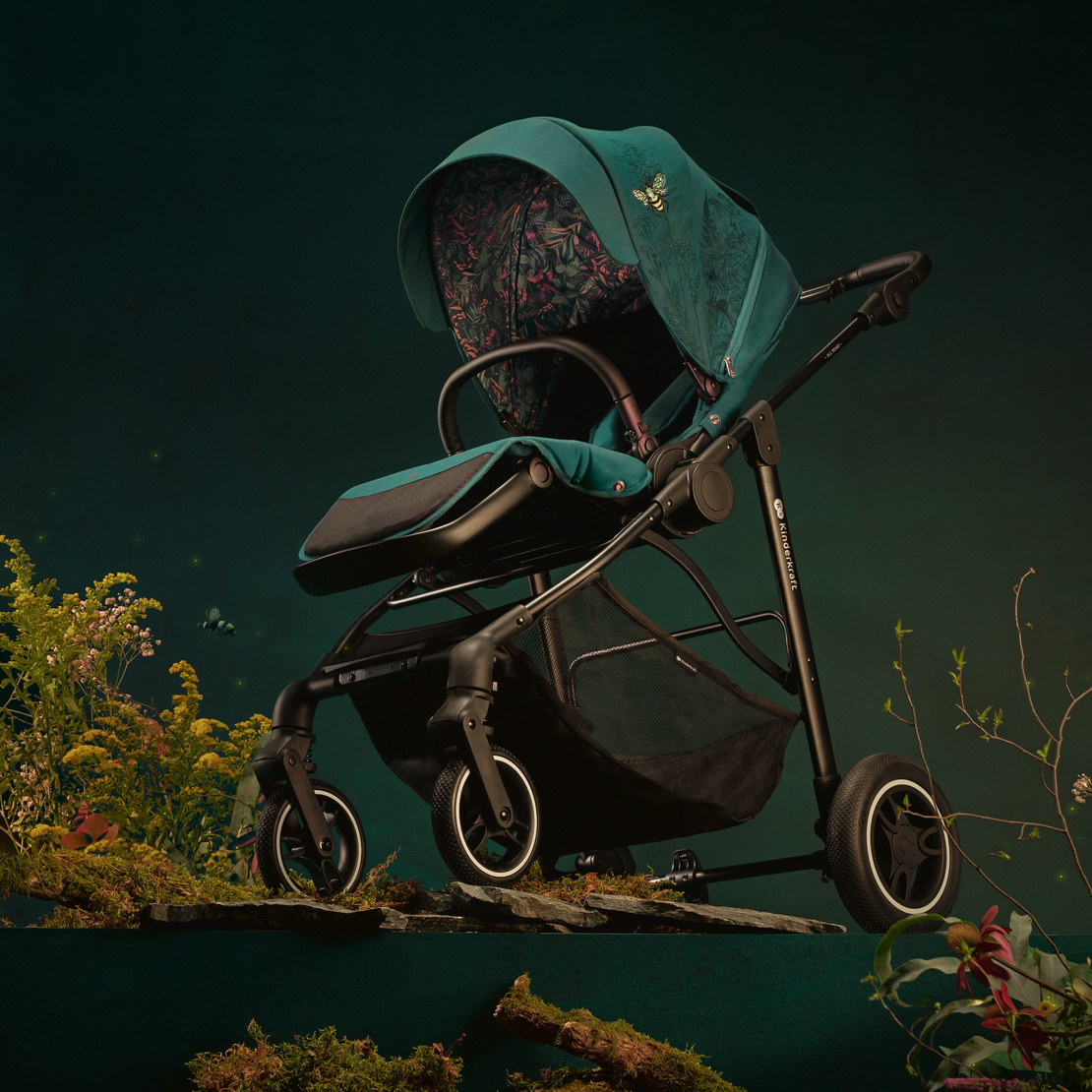  Бебешка количка KinderKraft ALL ROAD, NATURE VIBES 