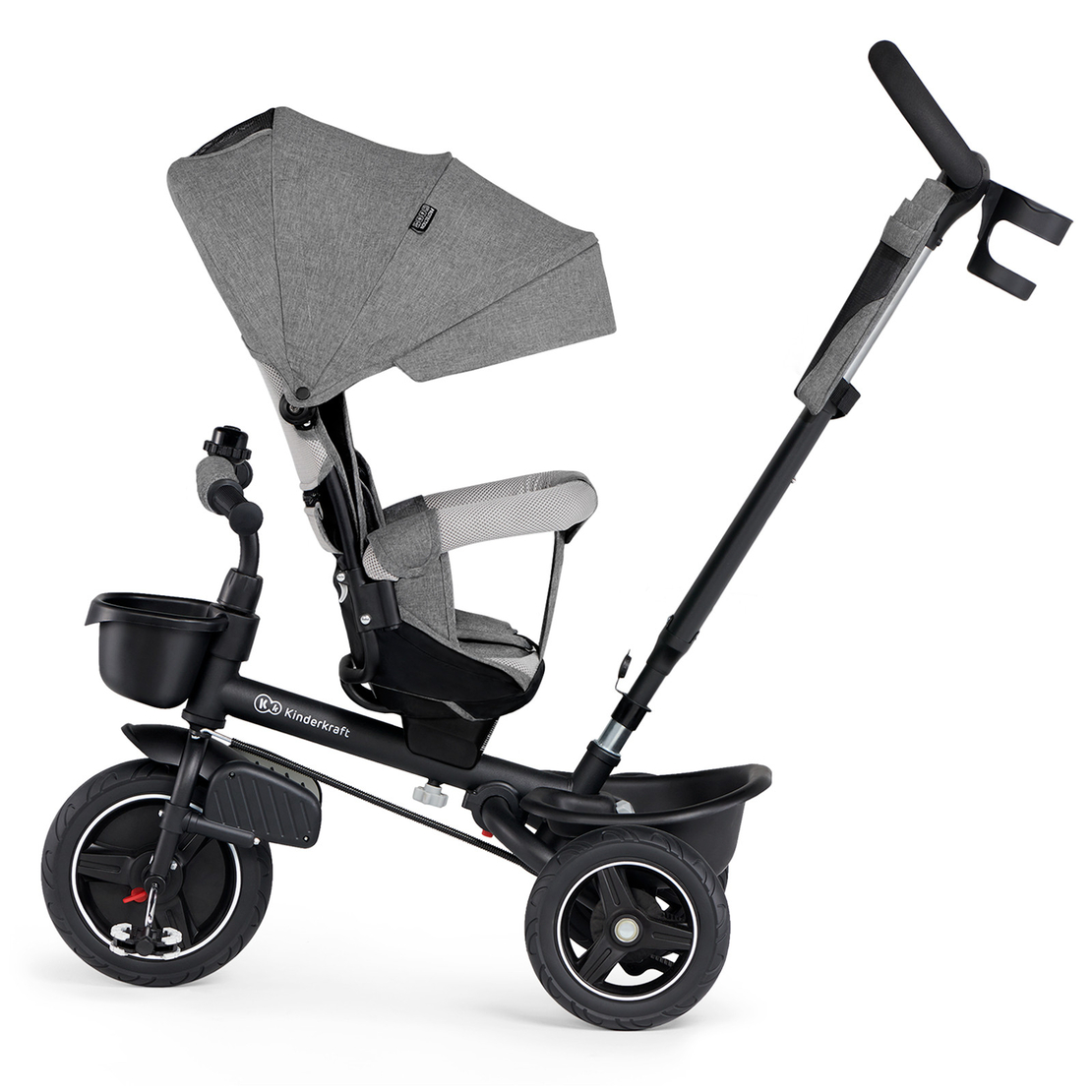  Триколка Kinderkraft SPINSTEP, сива 