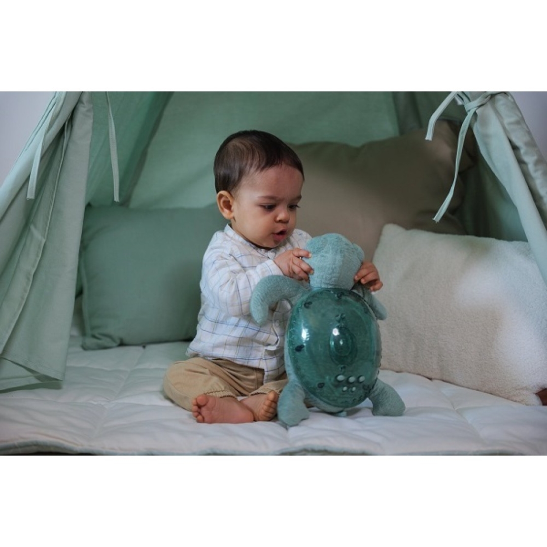 Cloud B Успокояваща Играчка за Бебе с Мелодии и Подводни Прожекции Tranquil Turtle Green