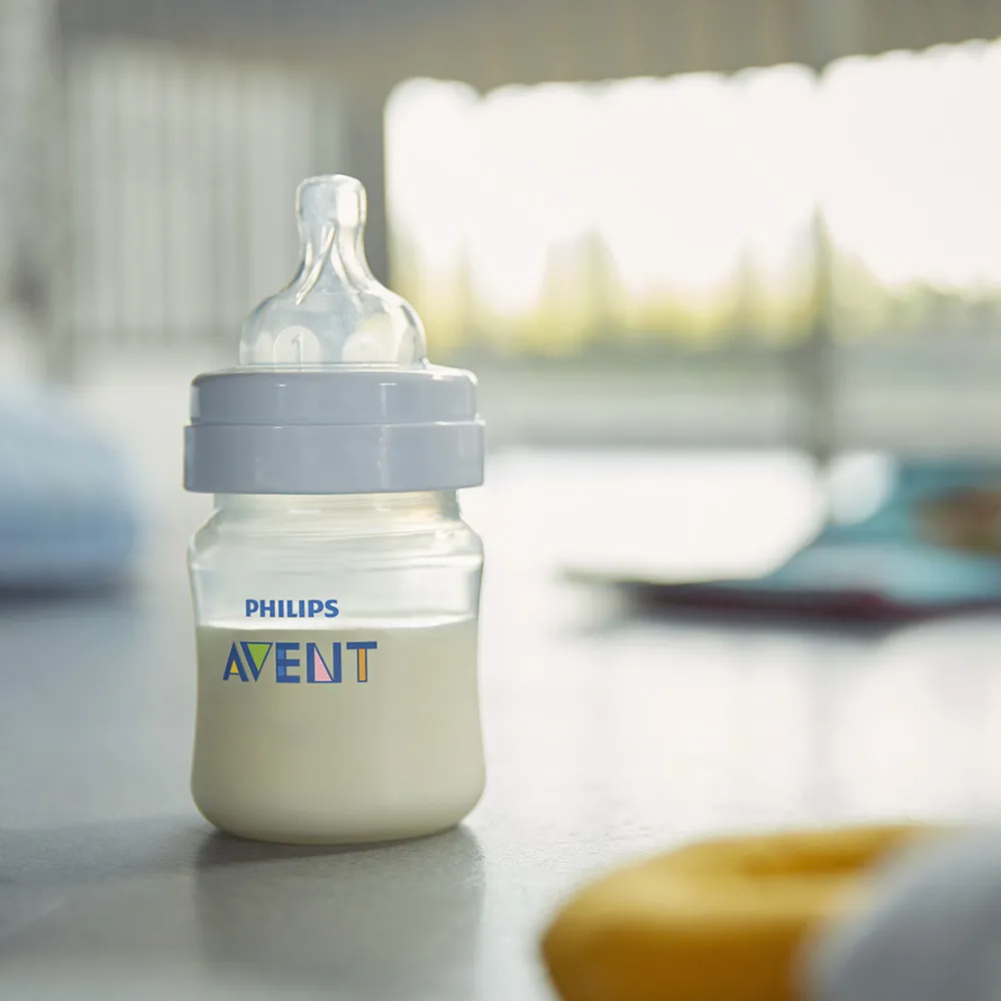 Philips Avent SCY100/01 Шише за Хранене Anti-Colic 125 мл с Биберон със Сила на Потока 1 от 0м+