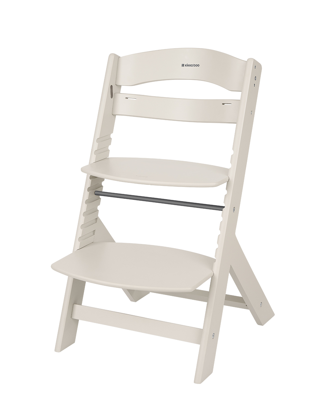 KikkaBoo Дървен Стол за Храненe Nordy Light Beige